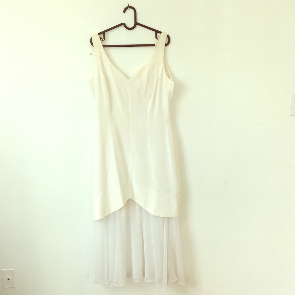 White Gown - fitted with mermaid flair